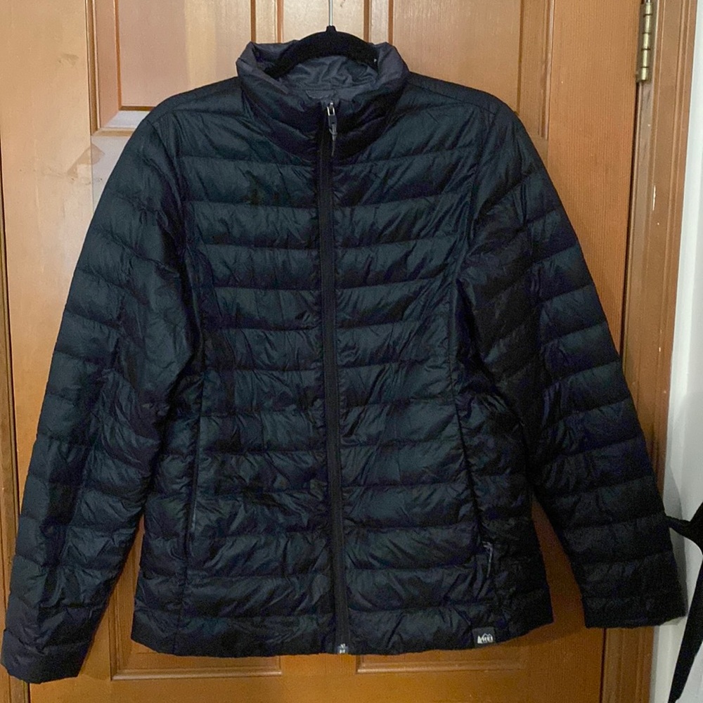 REI Black Down Jacket